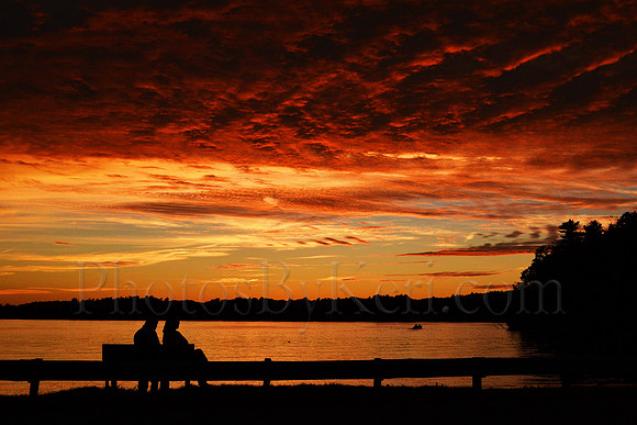 Watching A Beautiful Sunset