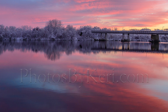 Sunset After Snowstorm