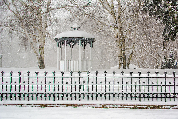 Gazebo in Winter