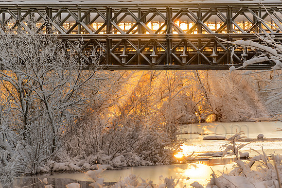 Rays Of A Winter's Sunset