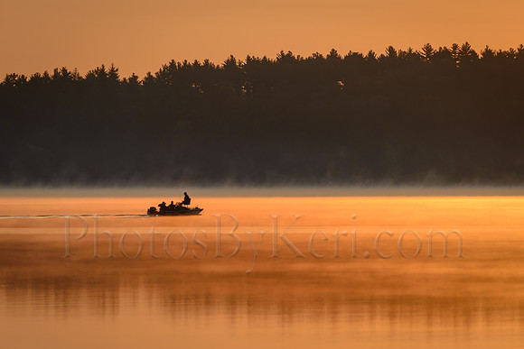 Fishermen In The Morning Mist
