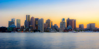 Evening Sets Over The City
