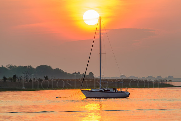 Sunrise In Newburyport Harbor