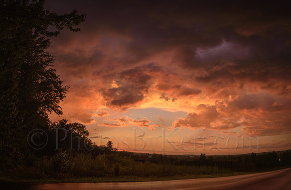 Stormy Summer Sunset