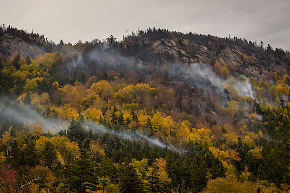 Lost River Wildfire Smoke
