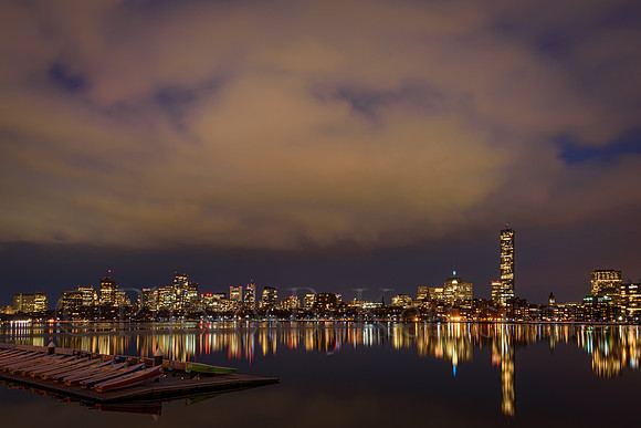 Evening Reflections of Boston