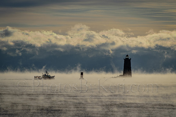 Fishing In The Sea Smoke