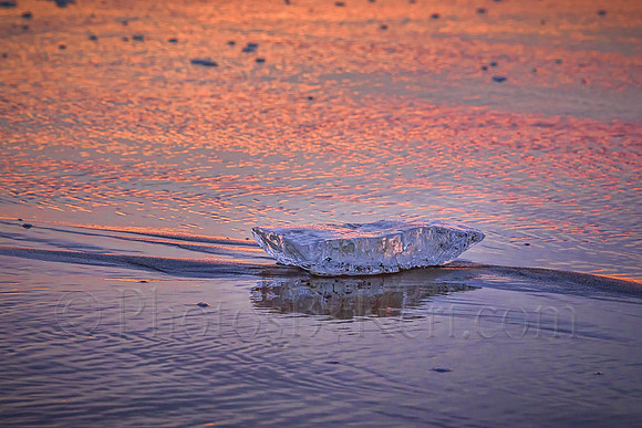 Sea Ice At Sunrise