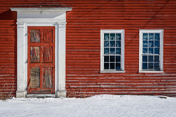 Farmhouse In Winter