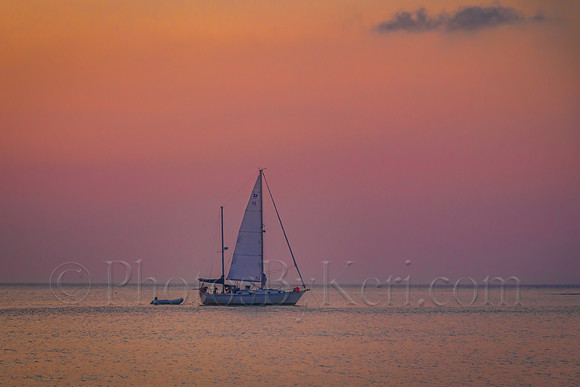 Short Sands Sailboat Sunrise