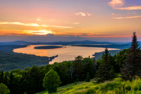 Sunset At Height Of Land
