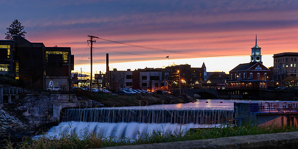 Sundown Over The Falls