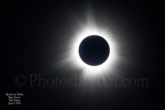 Moment of Totality and Solar Corona